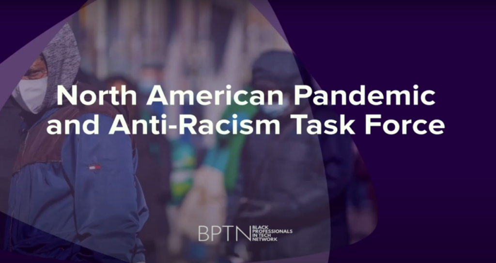North American pandemic and Anti-Racism Task Force graphic